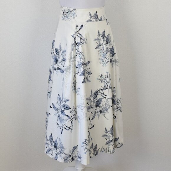 Alex Marie Lush Escape Floral Pleated Midi Skirt - 8 - Picture 4 of 9
